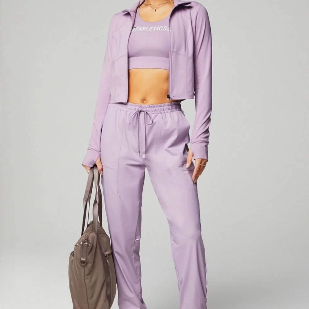 Fabletics Perfect Storm Cropped Train Jacket - Picture 3 of 10